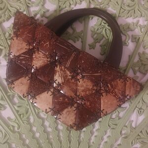 Women's Purse Made Of Coconut Shell
